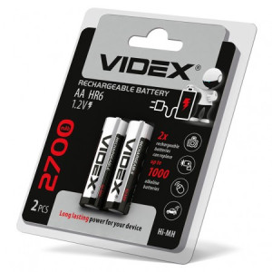 Акумулятор VIDEX AA R6 2700mAh NI-MH