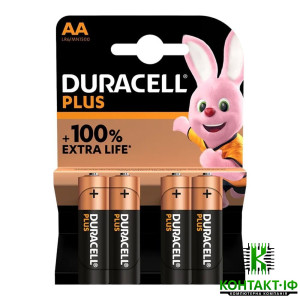Батарейка AA Duracell Plus Alkaline 1.5V (LR6 MN1500) 1шт.
