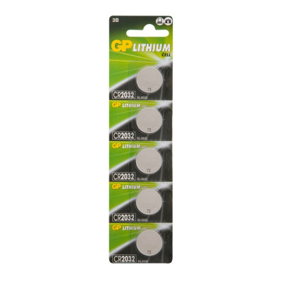 Батарейка GP Lithium CR2032 GP C5 3.0V (CR-2032) (CR2032-7C5)