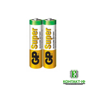 Батарейка GP SUPER ALKALINE 1.5V LR6 AA пальчик (GP15AEBC-2S2)