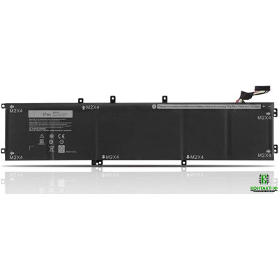 Батарея для ноутбука Dell XPS 15 9550, 9560, 5XJ28, 5510, 5520 6GTPY, (97Wh), 11.4 V High Copy