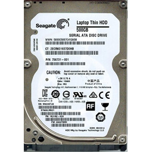 HDD Seagate Thin HDD 500GB 7200rpm 32MB 2.5" Slim SATA-III б/в