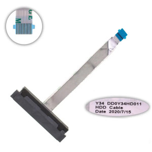 Шлейф HDD/SSD для HP 15-P, 14-P, 14-F, 15-F, 17-P, 17-F, DD0Y34HD011, DD0Y34HD021