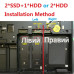 Шлейф HDD/SSD для Lenovo Thinkpad P50, P51, BP500 лівий, DC02C007B10, 00UR836, SC10K04566