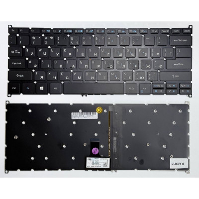 Клавіатура Acer Swift 5 R5-431, 5 R5-471, 5 R5-471T, Acer Swift 5 R7-372 з підсвіткою