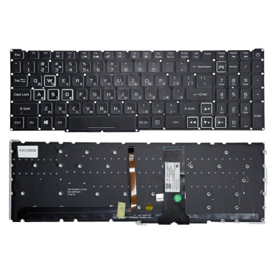 Клавіатура Acer Nitro 5 AN515-54, AN517-51, AN515-44, AN515-55, Acer Predator Helios 300 PH317-53 з підсвіткою