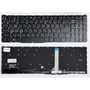 Клавіатура Acer Predator Helios 300 PH315-54, Nitro 5 AN515-45, AN515-46, Nitro 5 AN515-57 з підсвіткою RGB v2