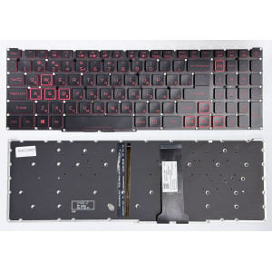 Клавіатура Acer Nitro 5 AN515-54, AN517-51, AN515-44, AN515-55, Acer Predator Helios 300 PH317-53 RED з підсвіткою