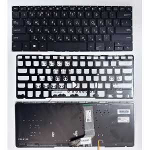Клавіатура для ноутбука Asus Vivobook S14 X411UF, X411UA, X411, A411U, A411QA, X406 з підсвіткою