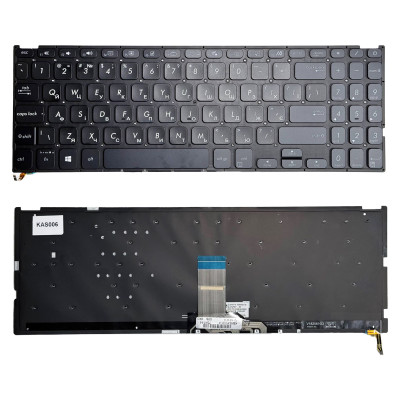Клавіатура для ноутбука Asus VivoBook 15 F515EA, 15 X509, 15 X509FA, M515D, M515 Black B class з підсвіткою