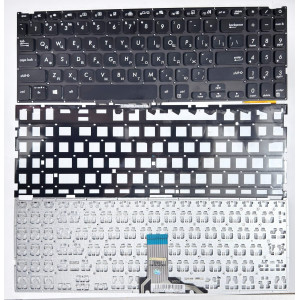 Клавіатура для ноутбука Asus VivoBook 15 F515EA, 15 X509, 15 X509FA, M515D, M515 Black з підсвіткою