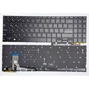 Клавіатура для ноутбука Asus Vivobook 15 K3605, 15 M1503, 15 X1503, 16X K3605ZV з підсвіткою