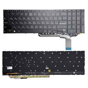 Клавіатура для ноутбука Asus Vivobook 17 X1702, 17 X1702ZA, K1703ZA, M1703Q Black з підсвіткою