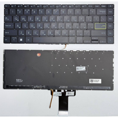 Клавіатура для ноутбука Asus ZenBook UX434, UX434F, UX434FN з підсвіткою