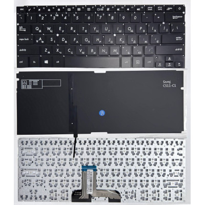 Клавіатура для ноутбукаAsus UX310UQK, U4000UAK, BX310UQ, BX310UQK, UX410U, UX410UAK з підсвіткою