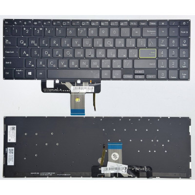 Клавіатура для ноутбука Asus VivoBook M533I, M533IA, X521E, X521EQ, X521JQ з підсвіткою
