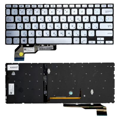 Клавіатура для ноутбука Asus X403J, X403JA, X403F, X403FA, X403FAC Blue з підсвіткою