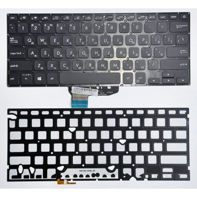 Клавіатура для ноутбука Asus VivoBook S430, S430F, X430F, X430U, X430UA Black з підсвіткою