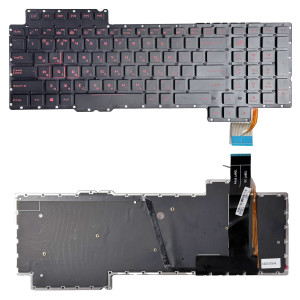 Клавіатура для ноутбука Asus ROG G752, G752V, G752VL, G752VM, ROG G752V Red з підсвіткою