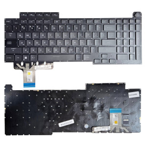 Клавіатура для ноутбука Asus ROG Strix G17 G713QE, G17 G713QR, Strix SCAR 17 G733QM з підсвіткою RGB