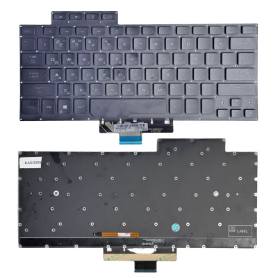 Клавіатура для ноутбука Asus ROG Zephyrus G14 GA401, G14 GA401U, G14 GA401I, G14 GA401QC з підсвіткою