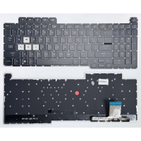 Клавіатура для ноутбука Asus ROG Strix G17 G713QE, G17 G713QR, Strix SCAR 17 G733QM Сlear з підсвіткою RGB