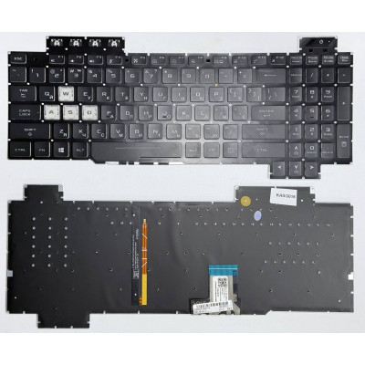 Клавіатура для ноутбука Asus TUF Gaming FX505, FX505GD, FX505GM, FX80, FX705D з підсвіткою