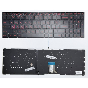 Клавіатура для ноутбука Asus GL502VS, GL503V, GL705, GL702VT Red з підсвіткою