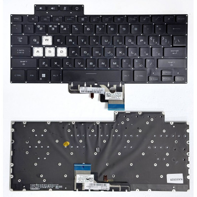 Клавіатура для ноутбука Asus TUF Dash F15 FX516PC, F15 FX516PE, F15 FX516PM, F15 FX516PR з підсвіткою