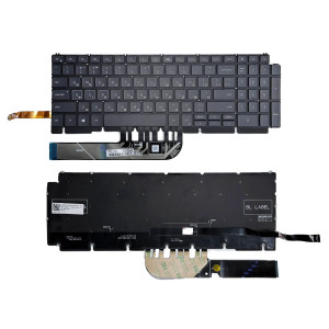 Клавіатура Dell G15 5510, 5511, 5515, 5520, 5525, 5530, з підсвіткою RGB