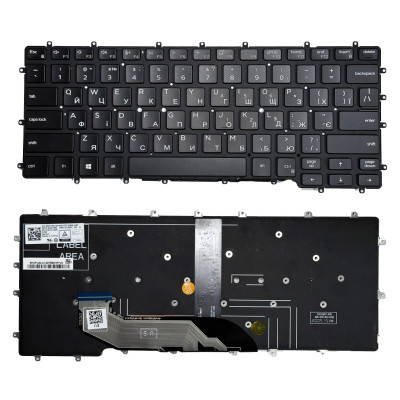 Клавіатура Dell Latitude 7400 2-in-1, 9410 2-in-1 з підсвіткою