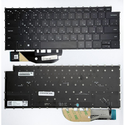 Клавіатура Dell XPS 9500, 9510, 9520, 9700, 9710, Precision 5550, 5560, 5570, з підсвіткою