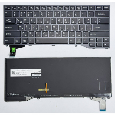 Клавіатура Fujitsu LifeBook U749, U748, E449, E548, U747, E448, E5411, E5410 з підсвіткою
