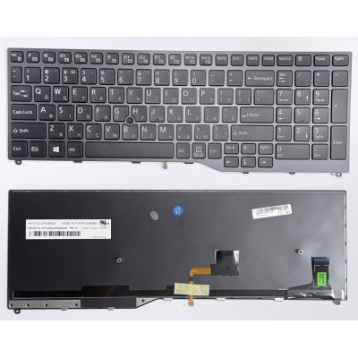 Клавіатура Fujitsu LifeBook U759, E559, U758, E558, U757, E459, E458 без підсвітки