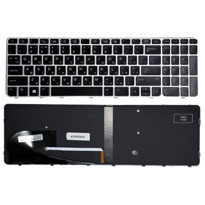 Клавіатура HP EliteBook 850 G3, 850 G4, 755 G3, 755 G4, HP ZBook 15U G3, 15U G4, з підсвіткою