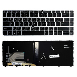 Клавіатура HP EliteBook 840 G3, 840 G4, 745 G3, 745 G4, 848 G3, 848 G4, HP ZBook 14U G4, з підсвіткою