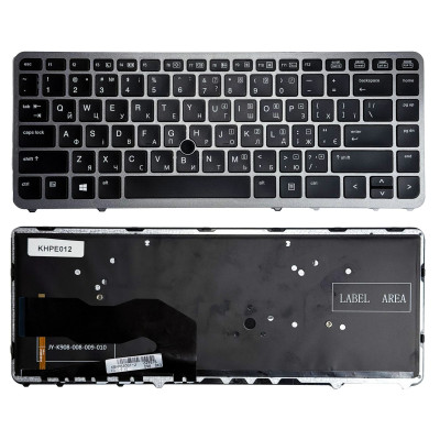 Клавіатура HP EliteBook 740G1, G2, 755G1, G2, 840G1, G2 HP ZBook 14 G1, G2, з підсвіткою