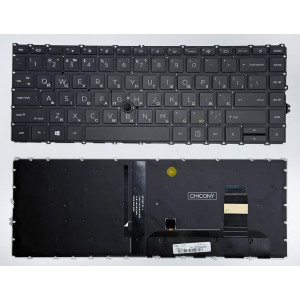 Клавіатура HP EliteBook 745, 840, 845 G7, 840 G8, ZBook Firefly 14 G7, G8 trackpoint, з підсвіткою