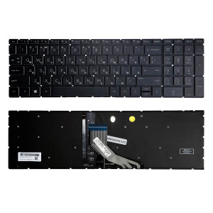 Клавіатура HP 15-DA, DB, DR, Pavilion 15-CS, CW, Pavilion Gaming 15-CX, DK, EC, ENVY x360 15-CN, CP, Чорна, з підсвіткою