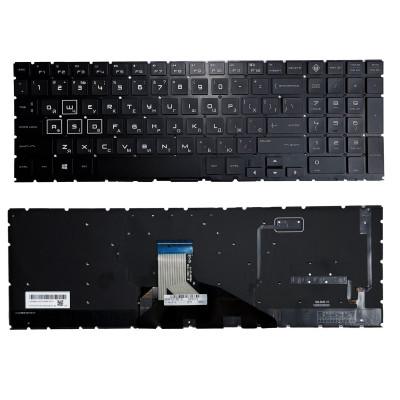 Клавіатура HP Omen 15-DH, Omen 15-DC з підсвіткою RGB