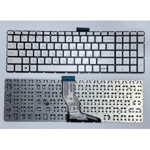 Клавіатура HP Pavilion 15-BS, 15-BW, 15-CB, 15-CC, 15-CD, 15-EQ, 15Q-BD, 15S-EQ, 17G-BR, HP 250, 255, 256 G6 Біла, без підсвітки