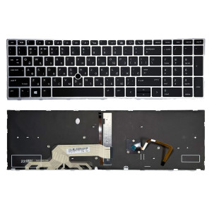 Клавіатура HP ZBook 15 G5, 15 G6, 17 G5, 17 G6 trackpoint, з підсвіткою
