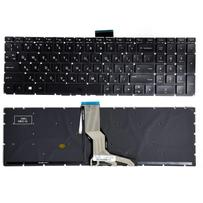 Клавіатура HP Pavilion 15-BS, 15-BW, 15-CB, 15-CC, 15-CD, 15-EQ, 15Q-BD, 15S-EQ, 17G-BR, HP 250, 255, 256 G6 Чорна, з підсвіткою
