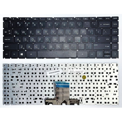 Клавіатура HP Pavilion 14-BD, 14-CB, 14-CC, 14-CD, 14-CE,14-CK, 14-CM, 14-CF Чорна, без підсвітки