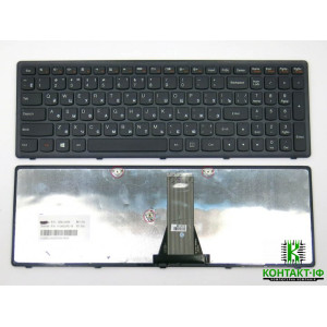 Клавіатура Lenovo IdeaPad (G505S, Z510), Black, (Black Frame), RU