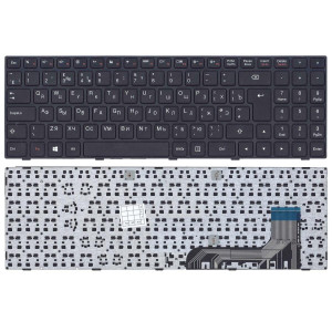 Клавіатура Lenovo IdeaPad (100-15) Black, (Black Frame)