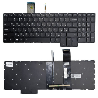 Клавіатура Lenovo Legion Y7000P 2020, Legion 5 15ARH05, 5 15ARH05H, IdeaPad Gaming 3-15IHU6, Black з підсвіткою