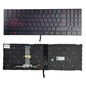 Клавіатура Lenovo Legion Y520-15IKBN, Y520-15IKBA, Y520-15IKBM, R720-15IKBN, R720-15IKBM, Y720-15IKB, Red, з підсвіткою