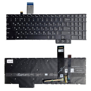 Клавіатура Lenovo Legion Y7000P, Y7000, R7000 2020, Legion 5 16ACH6H, 5 17ACH6H, Black, з підсвіткою RGB