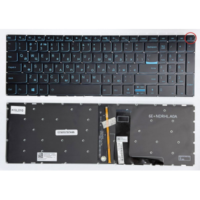 Клавіатура Lenovo IdeaPad Gaming L340-15IRH, L340-17IRH Lenovo IdeaPad 320-15ABR, 320-15AST, 320-15IAP, Blue з підсвіткою